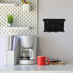 TANIQIACA Wall Mounted Coffee Tool Storage Rack Heavy Duty Iron Espresso Portafilter Holder Space Saving Coffee Bar Accessory Organizer for Home Cafe - Image 3