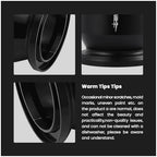 MHW-3BOMBER Dosing Shaker Espresso Dosing Funnel With Stirrer Aluminum Alloy Coffee Dosing Cup Fit 58mm Portafilter Barista Tool(2pc Matt Grey 58mm) - Image 4