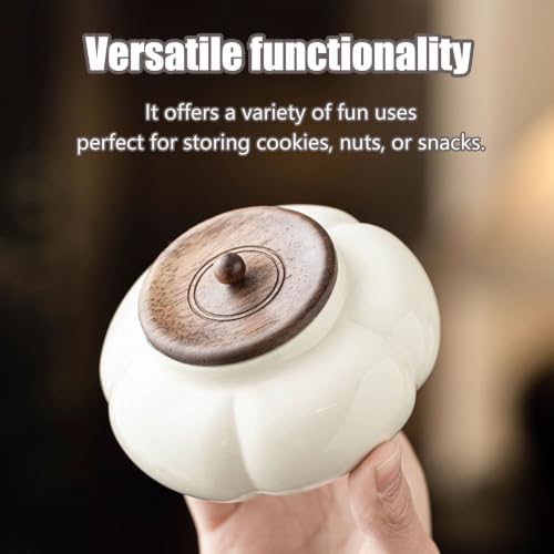 Ceramic Tea Canister with Airtight Lid Storage Container Tins Jar - Image 7