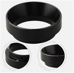 Portafilter Funnel 10 Pieces of Filter Rings 51/53 Mm Coffee Grounds Collector Funnel Coffee Filter(Silver 53mm) - Image 3