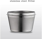 JITEM Cafetera Glass Ice Cold Dripper Coffee and Tea Maker Dripper Coffee Brewer Maker with Adjustable Water Flow Stainless Steel Filter for Coffee or Tea - Image 3