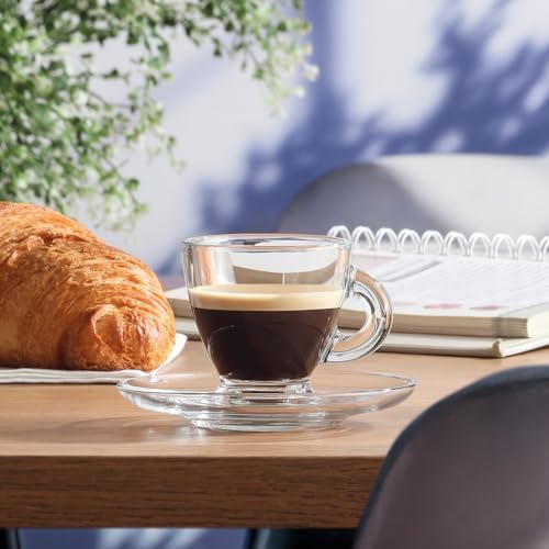 Set 6 cup with saucer 95cc Espresso "ROMA" 35X30X23 Cm. - Image 2