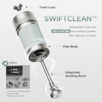 2026 STARESSO D9+ Flavor MATRIX Manual Coffee Grinder, Innovative Stainless Steel 3-Burrs with 0.008MM Adjustable Hand Grinder for Espresso/Pour Over - Image 3