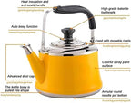 Induction Kettle Whistling Tea Kettle Stainless Steel Whistle Tea Kettle Large-Capacity, Ergonomic Heat-Resistant Handle Stove Top Teapot for Stove Top (Size : 6L) - Image 4