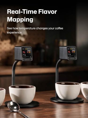 Coffee Flavor Reference Thermometer + R2 Extract Coffee TDS Refractometer + Scale with Timer - Image 2