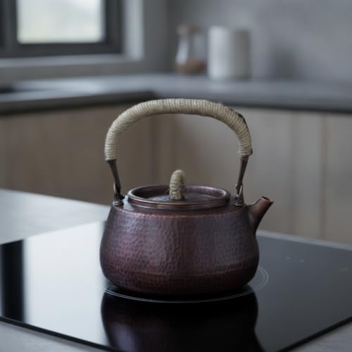 Colaxi Electric Kettle Copper Tea Kettle Water Boiler Stovetop Kettle With Reliable Performance For Loose Leaf Tea suitable for home use office gift giving - Image 6