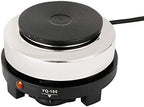 Mini Electric Stovetop for Espresso Maker Moka Pot Tea Pot & Cooking Stove for Camping, Dorm, RV by Baukon