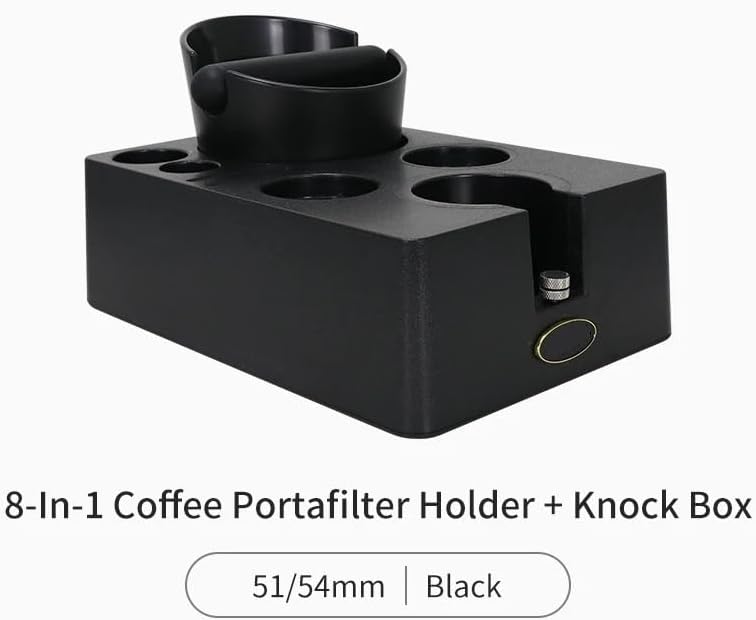 Coffee Station Tamper Holder Espresso Portafilter Rack 51mm 54mm 58mm With Knock Box For Delonghi Breville Barista Accessories - Image 2