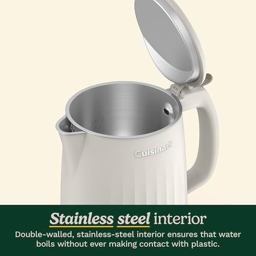 Cuisinart Electric Kettle, Stainless Steel Interior, One-Touch, 1 Liter - Image 4