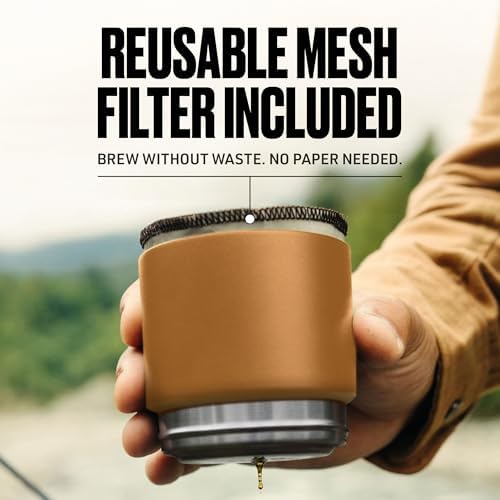 VSSL - Nest Pour Over Coffee Kit | Coffee Maker for Camping | All-In-One Travel Pour Over | Transportable Dripper, Two 10oz Stainless Steel Travel Mugs | Compact Storage & Adventure Ready | Sahara - Image 7