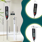 Copkim 12 Set Digital Food Thermometer Long Probe Instant,White - Image 2