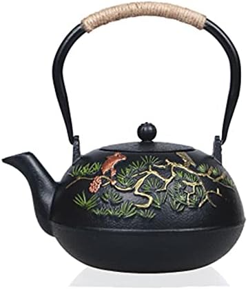 Cast Iron Tea Pot Set Japanese teapot tetsubin Kettle Drink kung fu Tools Stainless Steel by Unknown
