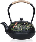 Cast Iron Tea Pot Set Japanese teapot tetsubin Kettle Drink kung fu Tools Stainless Steel by Unknown