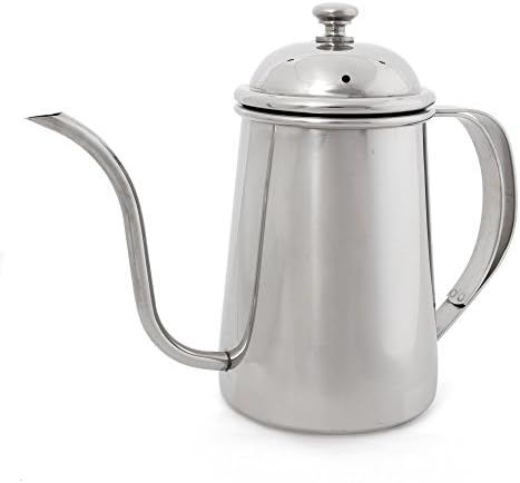 Yama Glass 24 oz Gooseneck Pour Over Kettle - Precision Spout, Stainless Steel, Rust Resistant - Image 2
