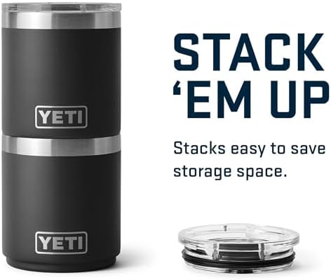 YETI Rambler 10 oz Ceramic Lined Lowball 2.0, Vacuum Insulated with MagSlider Lid, Black - Image 5