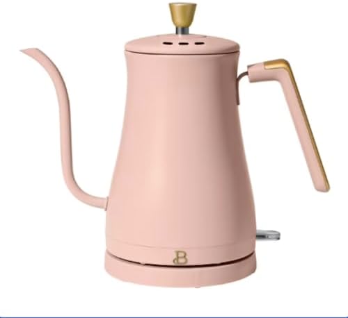 1-Liter Electric Gooseneck Kettle 1200 W, Rose Pink by Unknown