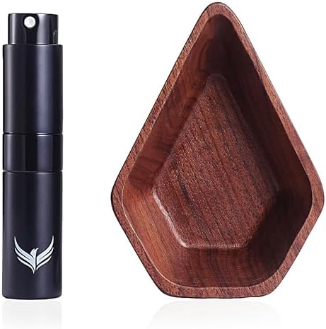 Coffee Storage and Dosing Cup Set - Single Dose Glass Tubes with Wooden Stand, Walnut Dosing Tray, and RDT Spray Bottle - Premium Coffee Preparation Set - Image 5