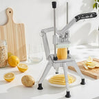 Commercial Vegetable Chopper, Heavy Duty Professional Fruit Dicer with 1/4" Replacement Blade, Stainless Steel French Fry Cutter, Fruit Slicer for Tomato Peppers Potato Mushroom - Image 2