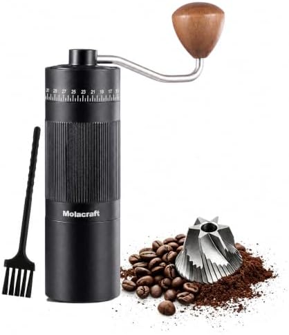 Manual Coffee Grinder, Stainless Steel Burr by Unknown