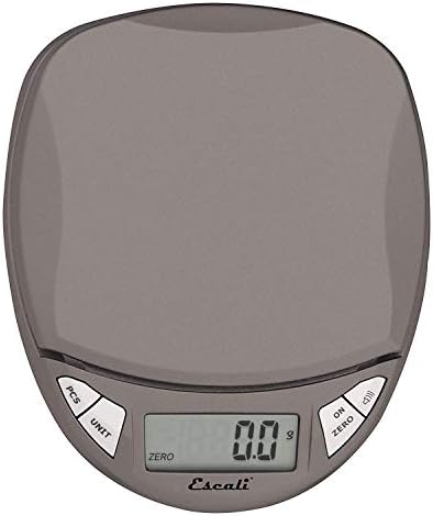 Escali Pico PR500S Precision Kitchen Food Scale for Baking and Cooking, Lightweight and Durable Design, LCD Digital Display, Lifetime ltd. Warranty, Metallic Small - Image 3