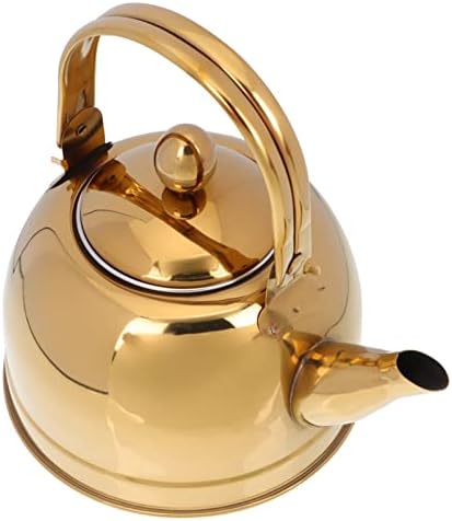 Coffee Metal Water Jug Stovetop Tea Pot Tea Kettle Stainless Steel Whistling Teapot Loud Whistle Tea Pot Water Kettle for Home Camping Tea Kettle Coffee Filters by Unknown