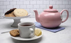 RSVP International Stoneware Teapot Collection, Microwave and Dishwasher Safe, 42 oz, Pink - Image 5