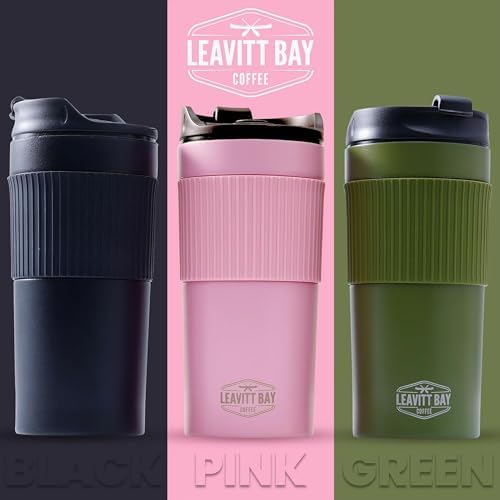 Pink Portable French Press Travel Mug & Coffee Maker - Image 5