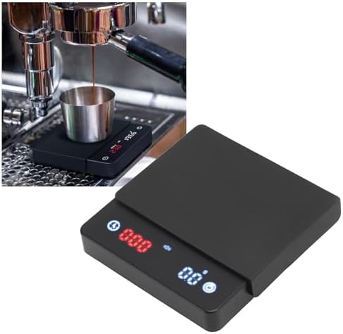 Rechargeable Digital Coffee Scale with Timer, Portable Brewed Coffee Scale with Removable Silicone Pad for Hand Brewed Coffee Brewing Espresso Pour Over - Image 3