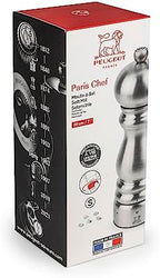 Peugeot Paris Chef Salt Mill, u'Select, 7 in, Stainless Steel - Image 6