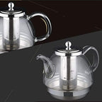 Glass Teapot With Removable Infuser, Stovetop Safe Tea Kettle, Blooming And Loose Leaf Maker - Image 2