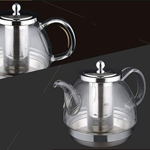 Glass Teapot With Removable Infuser, Stovetop Safe Tea Kettle, Blooming And Loose Leaf Maker - Image 2