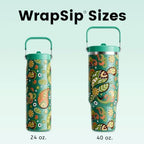 Fjbottle WrapSip 40 oz Insulated Tumbler with Flip Straw and Handle - Image 4