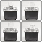 YBB Pitcher Glass Rinser, Cup Bottle Cleaning Washer 304 Stainless Steel Home Cafe Bar Sink Rinser for Coffee Milk Juice Wine Beer Tea (Silver121) - Image 4