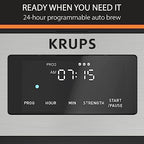 KRUPS Programmable 12-Cup Drip Coffee Maker Machine with 3 Brew Strengths - Image 3