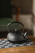 Ikenaga Iron Works Nambu Iron Pot, 1.4 L Kettle, Compatible with Induction and Gas Fires, Tea Cupter, Rare - Image 3