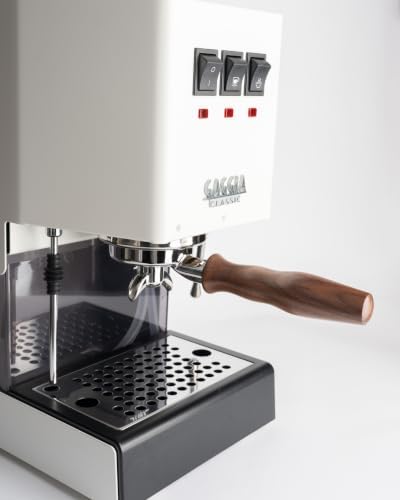 58mm Double Spout Portafilter - Fits Gaggia Classic & Pro – Premium 304 Stainless Steel + 18-20g Basket Included (Walnut) - Image 2