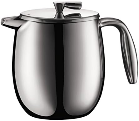 Bodum Columbia Double Wall Coffee Maker, Stainless Steel - 4-Cup (0.5 L), Matt by Bodum