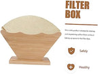 Bamboo Coffee Filter Holder Rack Keeps Papers Dry and Organized - Image 4