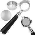 51mm Bottomless Portafilter 3 Ears Fits for CASABREWS CM5418 and 3700 Essential, Gevi 51mm 3 Ears Grouphead, Mr. Coffee Espresso and Cappuccino Machine, Includes Puck Screen, Double Shot Filter Basket by Vyranexa