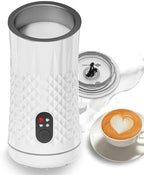 Saicefe Electric Milk Frother and Steamer, 4 in 1 Automatic Milk Frother and Milk Warmer, Hot and Cold Milk Foam Maker for Coffee, Latte, Cappuccino Silent Operation (White) - Image 7