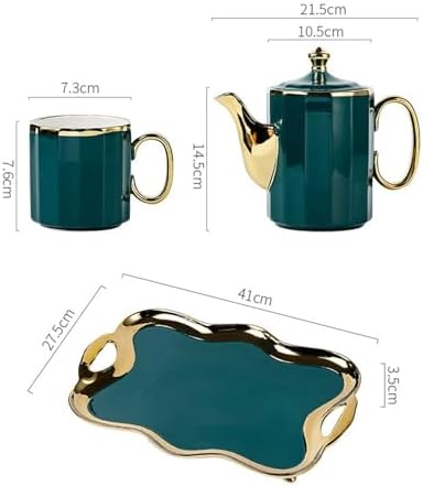 Water Pitcher Ceramic Water Set Cup Set for Home Living Room teapot Tea Cup Gift Box Tea Set for Any Occasion Water Jug - Image 2
