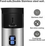 Automatic Milk Frother,4-in-1 Hot & Cold Coffee Foamer, Stainless Steel Milk Mixer, for Coffee, Latte, Hot Chocolate Milk Machine - Image 5