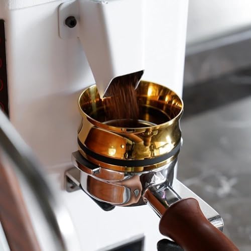 watchget 58mm Magnetic Espresso Dosing Funnel Coffee Dosing Ring, Gold - Image 4