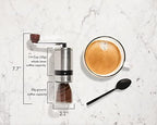 Manual Coffee Bean Grinder | 6 Coarseness Settings | Espresso, Cold Brew, French Press, Drip, | Burr Hand Mill | Home, Portable, Camping, Travel - Image 6