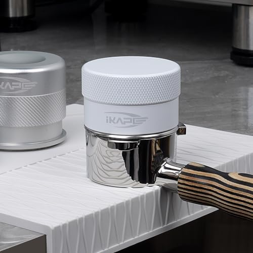 IKAPE 58MM Coffee Distributor, Gravity Adaptive Espresso Distributor Fits All Over 58MM Espresso Portafilter, Compatible with 58.35MM Rancilio Bottomless Portafilter (White) - Image 5