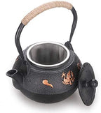 Cast Iron Tea Pot Set Japanese teapot tetsubin Kettle Drink kung fu Tools Stainless Steel - Image 2