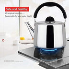 Stovetop Teapot For Home And Restaurant Stainless Steel Whistling Tea Kettle Stove Top, Pot(7L) - Image 6
