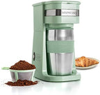 Mixpresso Single Serve & Single Cup Coffee Maker with 14oz Travel Mug Green by Mixpresso