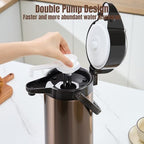 PARACITY Termos Para Cafe, Coffee Carafe 102OZ, Double-Pump Gold Airpot - Image 5