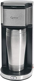 Capresso On-The-Go Personal Coffee Maker, Silver/Black by Capresso